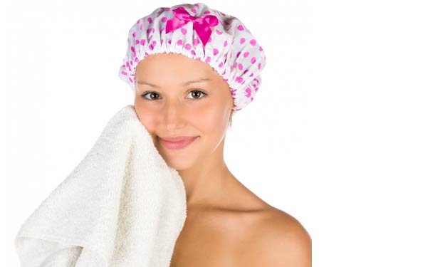 Womans Clean Smooth Face After Treating for Dry Skin.